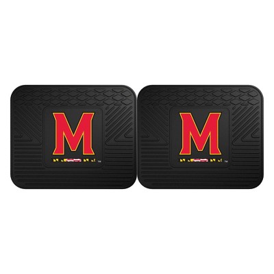 NCAA University of Maryland Terrapins Vinyl Utility Mat Set - 2pc