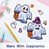 Wrapables Make Your Own Halloween Stickers, DIY Make a Face Sticker Sheets, Halloween Crafts and Activities, Party Favors (24 Sheets), Trick or Treat - 3 of 4