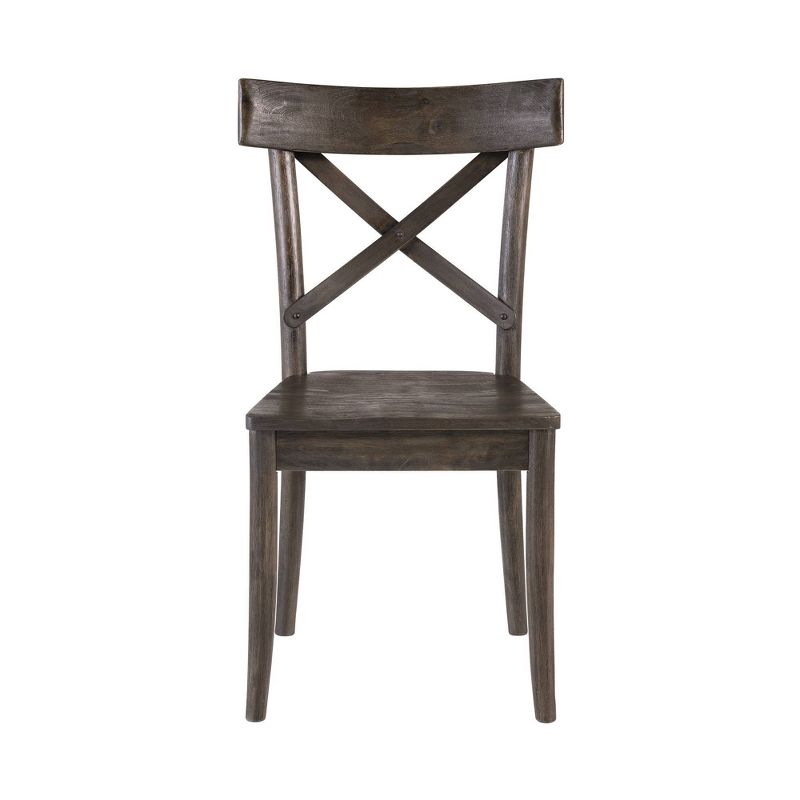 Calhoun Wooden Side Chair Set Dark Brown - Picket House Furnishings, 4 of 13