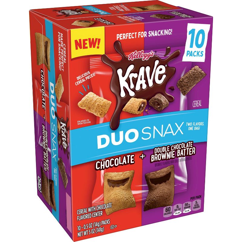 Kellogg&#39;s Krave Cereal Snacking - 4.5oz, 1 of 7