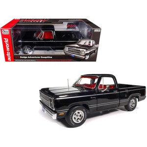 1979 Dodge Adventurer Sweptline Pickup Truck Black with Red