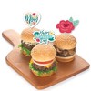 Big Dot of Happiness Colorful Floral Happy Mother's Day - Dessert Cupcake Toppers - We Love Mom Party Clear Treat Picks - Set of 24 - 3 of 4