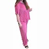 Women's Wo's Plisse Button Down Top With Pants - SHE + SKY - 2 of 2