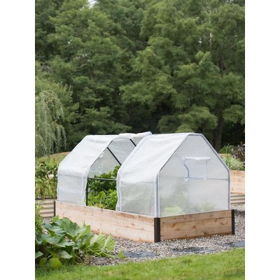 Gardeners Supply Company Multi-Season Plant Protection Grow Tent Cover | Outdoor Greenhouse Gardening Plants, Flowers and Vegetable Garden Netting