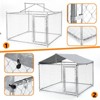Heavy Duty Large Dog Cage with Wheels Sturdy Locks, Dog Kennel Indoor and Removable Tray for All Large Pets - 3 of 4