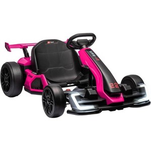 24V Kids Electric Go-Kart with Drift & Sport Modes, Dual 300W Motors, Length Adjustmen, Big Battery, EVA Tires - 1 of 4