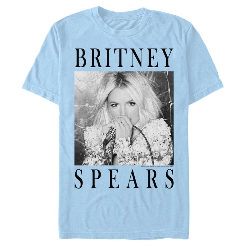 Men's Britney Spears Classic Star Frame T-Shirt, 1 of 5