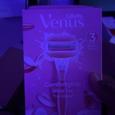 Venus Comfortglide White Tea Women's Razor + 2 Razor Blade Refills : Target