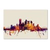 Trademark Fine Art -Michael Tompsett 'Pittsburgh Skyline IV' Canvas Art - 2 of 3