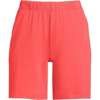 Shein Women Activewear Shorts Large Orange Antileisure High Rise Inseam  6.5
