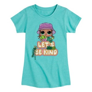 Girls' - LOL Surprise! - Let's Be Kind to Plants Fitted Short Sleeve Graphic T-Shirt - 1 of 4