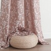 Kate Aurora 2 Piece Pastel Florinda Floral Grommet Top Window Curtain Panels - 84 in. Long - 4 of 4