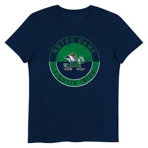 NCAA Notre Dame Fighting Irish Girls' Crew Neck T-Shirt - 1 of 1