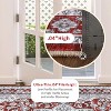 Coucheta Washable Area Rug Floral for Living Room, Ultra Soft Accent Bedroom Carpet, Indoor Non-Slip Throw Carpet for Entryway, Multi-Color & Size - 4 of 4