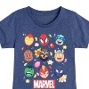 Girls' - Marvel - Easter Egg Group Fitted Short Sleeve Graphic T-Shirt - 2 of 4