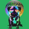 Women's Design By Humans Disco Pug By clingcling Racerback Tank Top - 2 of 3