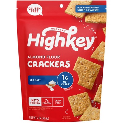 HighKey Sea Salt Crackers - 2oz