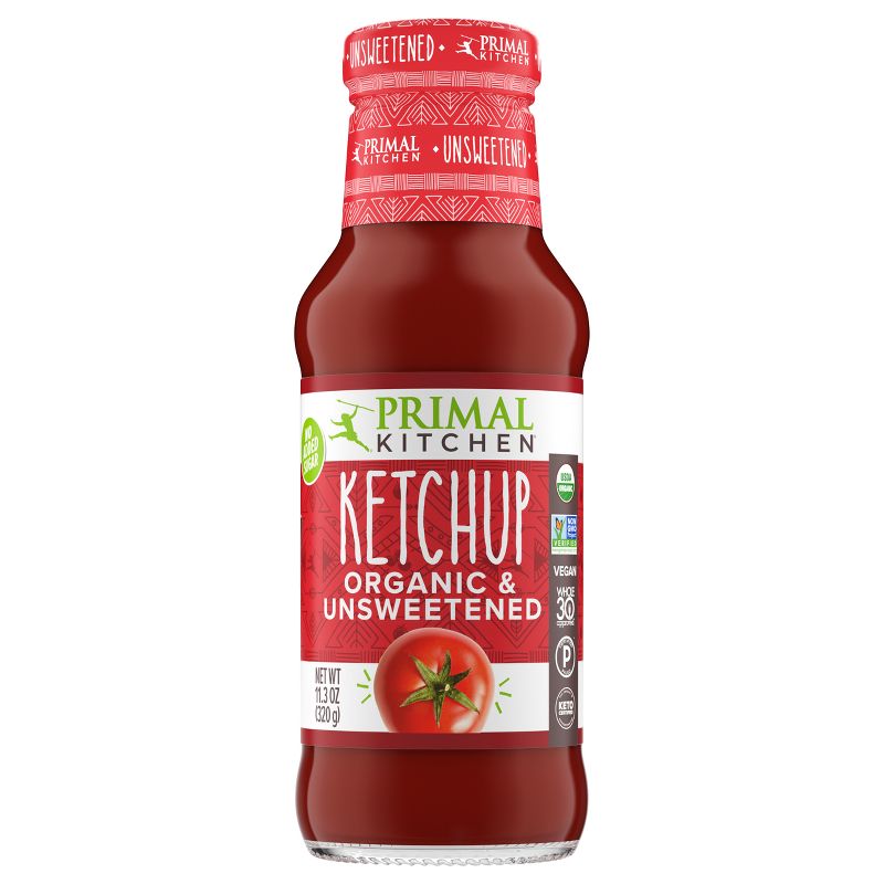 Primal Kitchen Unsweetened Organic Ketchup - 11.13oz, 3 of 15