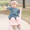 RuffleButts Toddler Girls Solid Ruffle Footless Tights - 2 of 3