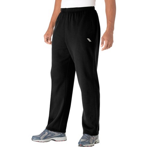 Ks Sport Men's Big & Tall Wicking Fleece Open Bottom Pants- 3xl