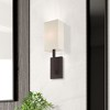 Livex Lighting Hayworth 1 - Light Wall Light in  Bronze - 3 of 4