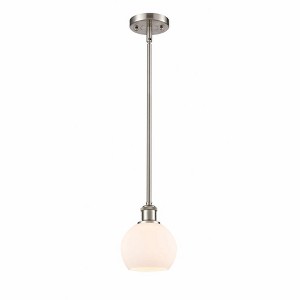 Athens - 1 Light Mini Pendant In Industrial Style-7.88 Inches Tall and 6 Inches Wide - 1 of 1
