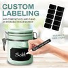 4-Piece Ceramic Kitchen Canisters Set, Airtight Jars with Wooden Spoons Reusable Chalk Labels and Marker for Sugar, Coffee, Flour, Tea - 2 of 4