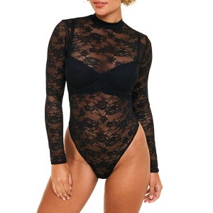 Adore Me Women's Meredith Bodysuit Lounge - 1 of 4