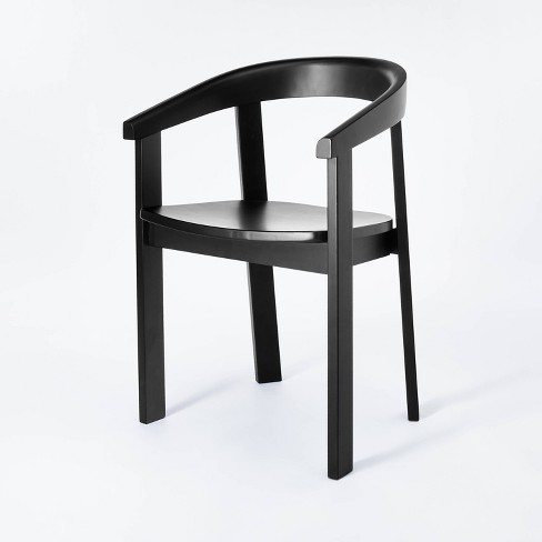 Wooden 2025 black chairs