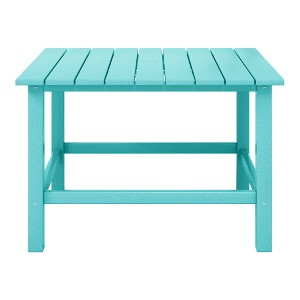 WestinTrends Malibu Kids Outdoor Patio Furniture HDPE 30" Wide Square Dining Table - 1 of 4