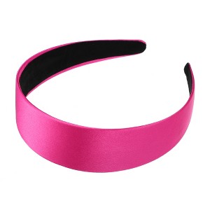 Unique Bargains Girl's Satin Headband 1.57" Wide 1 Pc - 1 of 4