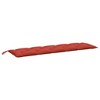 vidaXL Garden Bench Cushion Melange Red 70.9"x19.7"x2.8" Fabric - 2 of 4