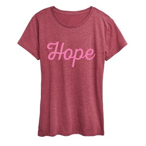 Women's Instant Message Hope Short Sleeve Graphic T-Shirt
