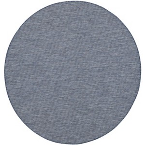 Nourison Positano Solid Indoor Outdoor Rug - 1 of 4