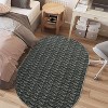Washable Area Rug Baby Room Contemporary Boho Non-Slip Low Pile Stain-Resistant No-Shedding Easy-Clean Modern Dorm Home Office - 2 of 4