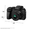 Panasonic LUMIX G7 4K Digital Camera, with LUMIX G VARIO 14-42mm Mega O.I.S. Lens, 16 Megapixel Mirrorless Camera, 3-Inch LCD, DMC-G7KK (Black) - 3 of 4