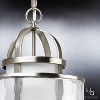 Urban Ambiance Luxury Art Deco Deco Pendant Light,  18.25"H x 11.75"W,  Brushed Nickel Finish, UHP2091 - 4 of 4