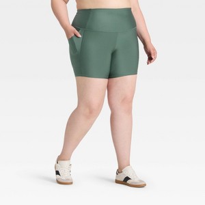 Women's Effortless Support Bike Shorts 6" - All In Motion™ - 1 of 3