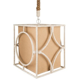 Mark & Day Tennessee 53"H x 15"W x 15"D Global Ivory Ceiling Lights - 1 of 2