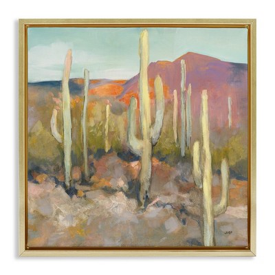 Stupell Industries Soft Cactus Desert Landscape, 18" x 18"
