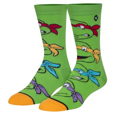 Teenage Mutant Ninja Turtles Men’s 2 Pair of Socks Odd Sox Brand