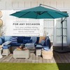 Best Choice Products 10ft Offset Hanging Outdoor Market Patio Umbrella w/ Easy Tilt Adjustment - 3 of 4