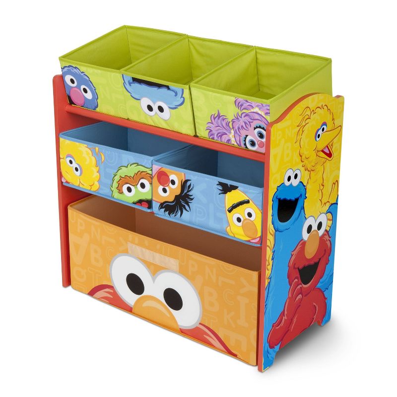 Sesame Street Design and Store 6 Bin Kids&#39; Toy Organizer - Delta Children, 6 of 12