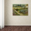 Trademark Fine Art -Van Gogh 'Garden At Arles' Canvas Art - 3 of 3