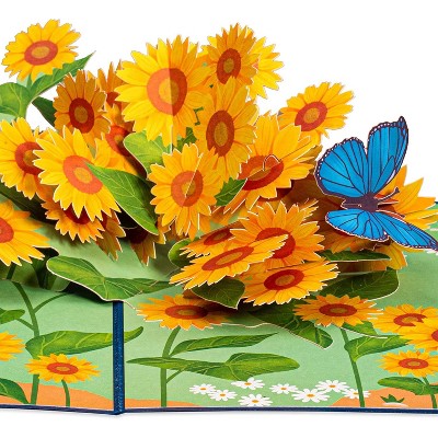 Paper Love 3D Sunflowers Pop Up Card