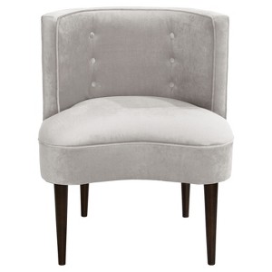 Clary Curved Back Accent Chair Mystere Dove - Opalhouse