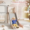 8-in-1 Toddler Slide Indoor & Outdoor Playset with Climber, Basketball Hoop, Telescope & Drawing Board – Safe, Versatile Playground for Ages 1-3 - 4 of 4