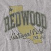 Redwood National Park State Line Adult T-Shirt Athletic Heather - 2 of 4