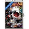 Trends International r3darch0n - Bloom of the Departed Skull Framed Wall Poster Prints - 3 of 4