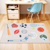 All-Star Non-Slip Kids Playroom Nursery Washable Indoor Area Rug by Blue Nile Mills - 2 of 4